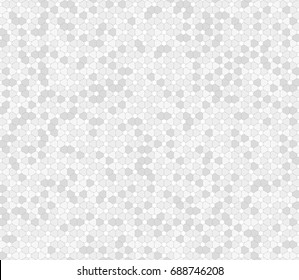 Vector seamless geometric pattern in grey tints. Grid of white and grey triangles. Modern stylish texture. Repeating geometric background. Abstract bg. Vector design.