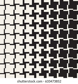 Vector Seamless Geometric Pattern. Halftone gradient stylish color transition. Woven Lines Simple Lattice