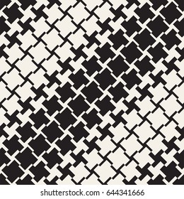 Vector Seamless Geometric Pattern. Halftone gradient stylish color transition. Woven Lines Simple Lattice