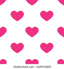 Vector Seamless geometric pattern with hearts. Velentines day illustration perfect for wallpaper, web page background,
textile, greeting cards and wedding invitations