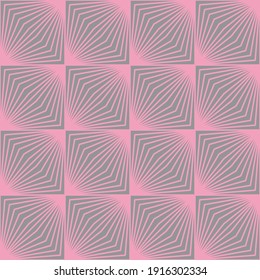 Vector Seamless geometric Pattern with lines. Endless texture for print, Textile, wrapping, wallpaper, website, Banner. Simple digital drawing. Ultimate Gray. Illuminating.