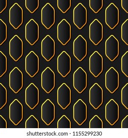 Vector seamless geometric pattern Luxury background
