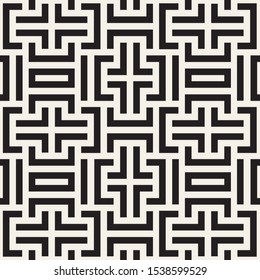 Vector seamless geometric pattern. Mode striped texture. Repeatable creative abstract digital techno background.