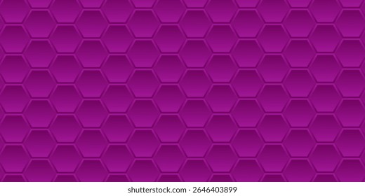 Vector seamless geometric pattern. Modern thin hexagon grid texture. Background pink honeycomb EPS 10