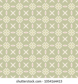 Vector seamless geometric pattern with repeating texture for textile fabric or paper print. Colorful graphic background. Tribal ethnic ornament, design for book cover, invitation card design