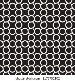 Vector seamless geometric pattern. Simple abstract lines lattice. Repeating elements stylish background tiling 