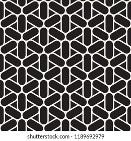 Vector seamless geometric pattern. Simple abstract lines lattice. Repeating elements stylish background tiling