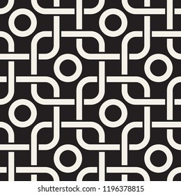 Vector seamless geometric pattern. Simple abstract lines lattice. Repeating elements stylish background tiling Vector seamless geometric pattern. Simple abstract lines lattice. Repeating elements stylish background tiling