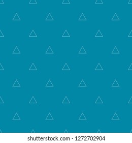 Vector seamless geometric pattern with subtle triangles on dark turquoise background