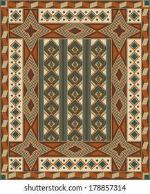 Vector seamless geometric pattern, seamless pattern in swatch menu