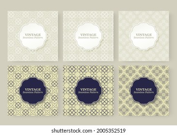 Vector seamless geometric pattern texture