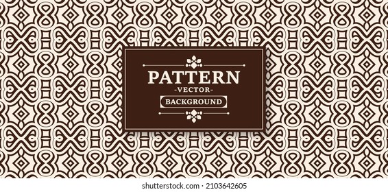 Vector seamless geometric pattern texture