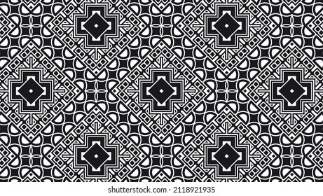Vector seamless geometric pattern texture