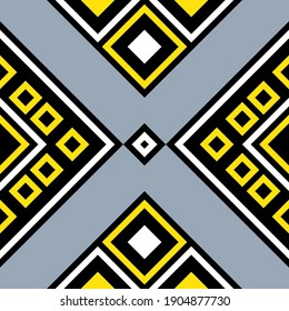 Vector seamless geometric pattern in trendy colors. Fashion design for textile, wallpaper, wrapping, web backgrounds and other pattern fills