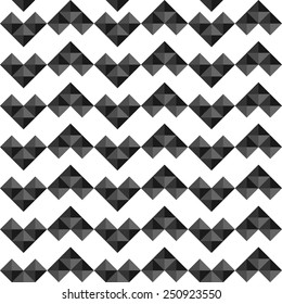 vector seamless geometric pattern of triangles