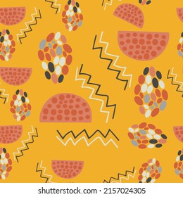 Vector seamless geometric pattern. Vintage textures. Decorative background for cards, invitations, web design. Retro digital paper.