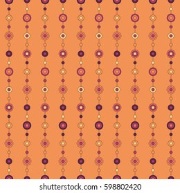 Vector seamless geometric pattern. Vintage background. Fabric, Scrapbooking