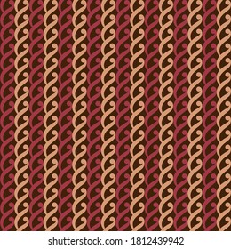 Vector seamless geometric pattern. Waves background. Abstract texture