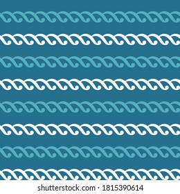 Vector seamless geometric pattern. Waves background. Vector illustration. 10 eps