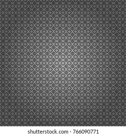 Vector seamless geometric pattern of white, gray and black tiles.