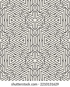 Vector seamless geometric pattern.Linear pattern. Wallpapers for your design. Vector illustration.