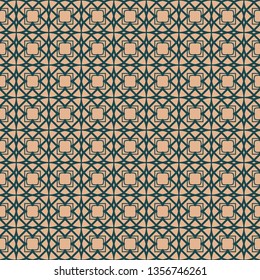Vector Seamless Geometric Patterns In Pastel Colors. Endless Texture Can Be Used For Paper Or Scrapbooking. Brown green color.