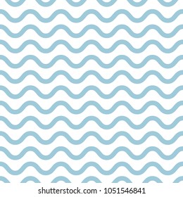 Vector seamless geometric square pattern with sea waves