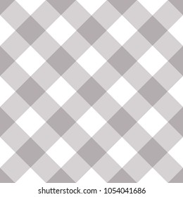 Vector seamless geometric tartan plaid pattern in gray color