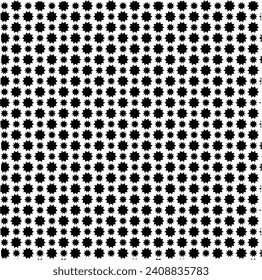 Vector seamless geometric texture in the form of black polygons on a white background