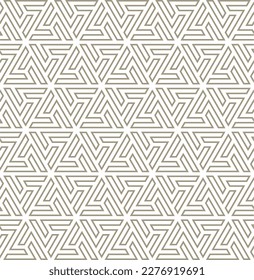Vector seamless with geometric triangle pattern