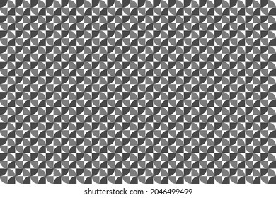 Patrón vintage geométrico sin fisuras vectorial. Elementos repetitivos simples monocromáticos.