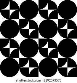 Vector seamless geometric vintage pattern. Abstract vintage retro modern background design. Simple monochrome repeating element for gift wrapping, carpet pattern, fashion textile design, fabric print 