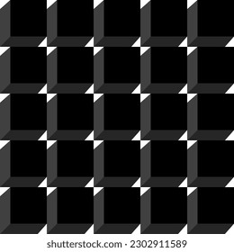 Patrón vintage geométrico sin fisuras vectorial. Resumen de diseño de fondo retro.  patrón de textura moderna y elegante que repite tejas geométricas. mosaico geométrico mínimo. 