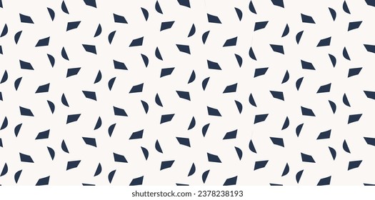 Vector seamless geometric vintage pattern.For digital paper, textile print, page fill Vector illustration. Abstract retro background design. Simple monochrome repeating elements.