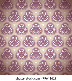 vector seamless geometrical doodle texture