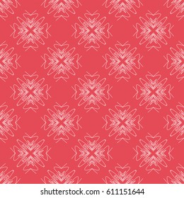 Vector Seamless Geometry Pattern of Postcards, Print fabric, Background for Web and Digital