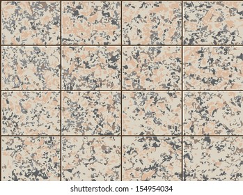 Vector seamless granite tile texture. eps 10