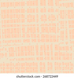 vector seamless graphical abstract irregular check print with polka dot