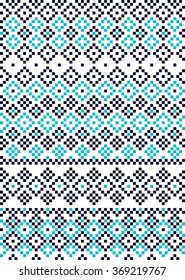 vector seamless graphical geometric ethnic pattern. summer mood, geometrical square colorful background print.