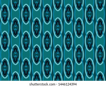 vector seamless graphical geometric pattern with ellipse