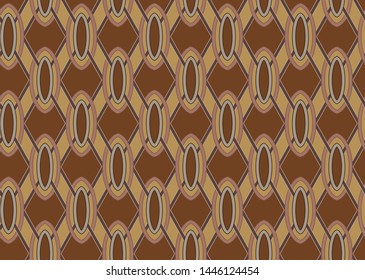 vector seamless graphical geometric pattern with ellipse and rectangle