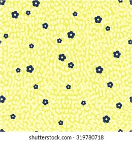 vector seamless graphical minimalistic cute pattern. round textured strange dots, circles, points. round geometrical flowers.