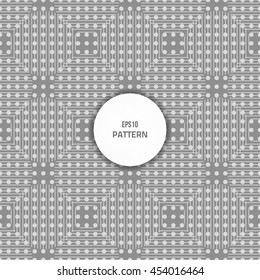 Vector seamless gray pattern. Modern geometric texture. Minimal abstract background. Fashion print. Textile for cloth. Style design.