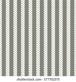 Vector seamless grey pattern with rope Symmetrical background Graphic illustration. Template for wrapping, backgrounds, fabric, prints, decor, surface.
