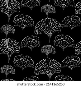 Vector seamless half-drop pattern, with  flowers