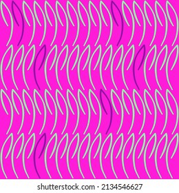 Vector seamless half-drop pattern, with leaves