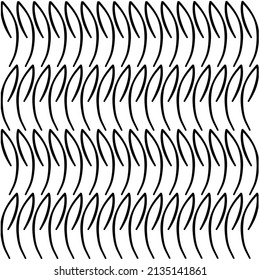 Vector seamless half-drop pattern, with leaves
