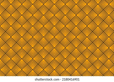 Vektor nahtlose Streifen mit Halbtonverlauf-Muster. Wiederholung geometrischer überlappender quadratischer Elemente. Stilvolles einfarbiges Hintergrunddesign.