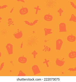 vector seamless halloween pattern