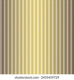 Vector seamless hand drawn pattern with gradient golden leaves on white	
